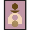 Urban Cotton Schilderijen^Art Print 4 Lilac Forma