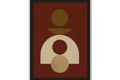 Urban Cotton Schilderijen^Art Print 4 Red Forma