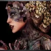 Luxe Framing Art Schilderijen^Art Print Bloemenvrouw FEM-037