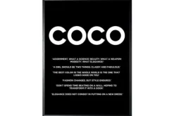 Luxe Framing Art Schilderijen^Art Print Chanel Quotes FA-95