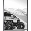 Luxe Framing Art Schilderijen^Art Print Chanel Sneeuwtruck FA-100