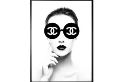 New Luxe Framing Art Art Print Chanel Zonnebril FA-81