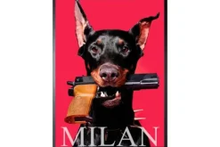Outlet Luxe Framing Art Art Print Dog Pistol FA-217