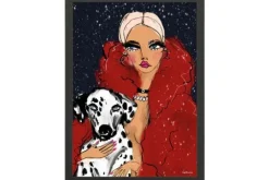 Urban Cotton Schilderijen^Art Print Dotted Doggy