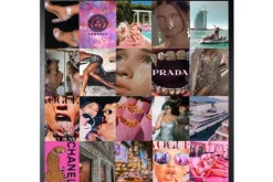 Luxe Framing Art Schilderijen^Art Print Fashion Party Collage COLL-04