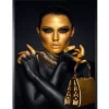 Clearance Luxe Framing Art Art Print Golden Face FEM-068