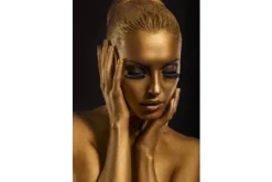 Hot Luxe Framing Art Art Print Gouden Vrouw FEM-056