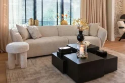 Outlet Richmond Interiors Bankstel 212208 Lovely Cream Armand