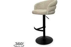 Outlet Richmond Interiors Barkruk 213885 Biscotti Nikki