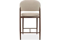 Studio Japandi Barkrukken^Barkruk Beige Walnut Asento