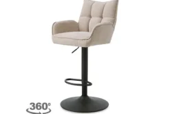 Nordic Style Barkrukken^Barkruk Linen Zoltan