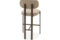 Clearance Kaizen Design Barkruk Wave Beige - Anodic Brown Rivano