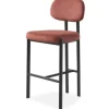 Kaizen Design Barkrukken^Barkruk Wave Burned Orange - Black Rivano