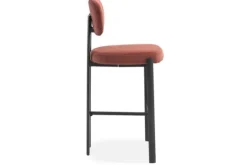 Kaizen Design Barkrukken^Barkruk Wave Burned Orange - Black Rivano