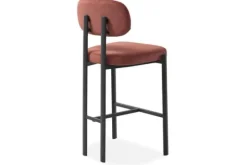 Kaizen Design Barkrukken^Barkruk Wave Burned Orange - Black Rivano