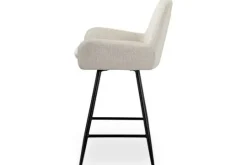 Richmond Interiors Barkrukken^Barstoel 212407 Beige Chenille Linsey