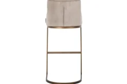 Richmond Interiors Barkrukken^Barstoel 211184 Khaki Velvet Bolton