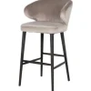 New Richmond Interiors Barstoel 210464 Khaki Velvet Indigo