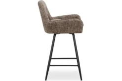 Clearance Richmond Interiors Barstoel 212408 Stone Chenille Linsey