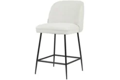 Richmond Interiors Barstoel 210644 White Bouclé Pullitzer