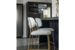 Hot Richmond Interiors Barstoel 210692 White Bouclé Xenia