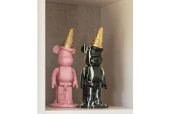 Richmond Interiors Decoratie^Beeld 211342 zwart Icebear