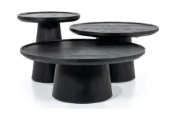 Sale Eleonora Meubelen Bijzettafel 95651 - zwart Ron