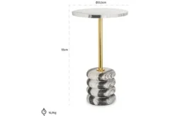 Best Richmond Interiors Bijzettafel 212377 Isolde