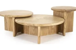 New By-Boo Bijzettafel Natural 240107 Leoti