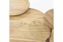 New By-Boo Bijzettafel Natural 240107 Leoti