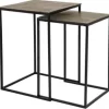 Discount Richmond Interiors Bijzettafelset 210100 Finn