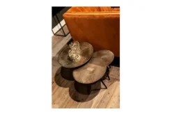 Richmond Interiors Salontafels|Bijzettafels^Bijzettafelset 210239 Vittorio