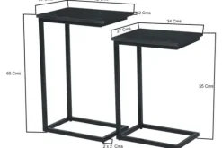 Livingfurn Bijzettafels^Bijzettafelset Jordy