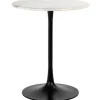 Richmond Interiors Eettafels^Bistrotafel 211926 wit rond Carlten