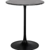 Outlet Richmond Interiors Bistrotafel 211927 zwart rond Carlten