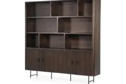 Discount Eleonora Meubelen Boekenkast Bruin 96122 Remi
