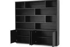 Castiq Vakkenkasten|Boekenkasten^Boekenkast zwart Velori