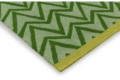 Best Scion Rug Collection Buitenkleed Green 426307 Dhurrie |