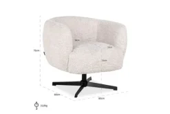 Richmond Interiors Draaifauteuils^Draaifauteuil 211807