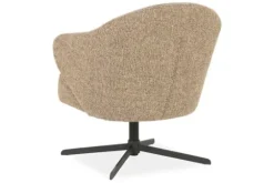 Eleonora Meubelen Draaifauteuils^Draaifauteuil 96350 bruin Connor