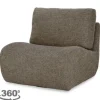 Eleonora Meubelen Draaifauteuils^Draaifauteuil 96305 bruin Lucia