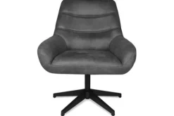 Olijk Draaifauteuils^Draaifauteuil - Chicago Antracite Toma