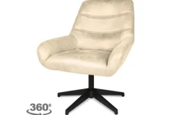 Olijk Draaifauteuils^Draaifauteuil - Chicago Toffee Toma