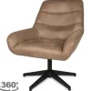 Olijk Draaifauteuils^Draaifauteuil - Chicago Truffle Toma