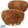 Online Richmond Interiors Draaifauteuil 212218 Lovely Cinnamon Jace