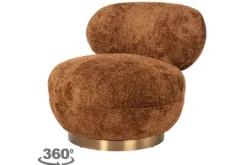 Online Richmond Interiors Draaifauteuil 212218 Lovely Cinnamon Jace