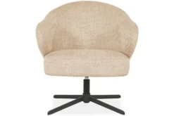 Eleonora Meubelen Draaifauteuils^Draaifauteuil 96349 taupe Connor