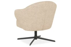 Eleonora Meubelen Draaifauteuils^Draaifauteuil 96349 taupe Connor