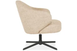 Eleonora Meubelen Draaifauteuils^Draaifauteuil 96349 taupe Connor