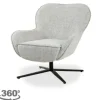 Livingfurn Draaifauteuil Bisque Oasis Sven